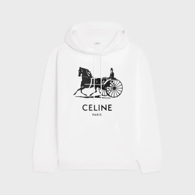 Hoodie in Cotton Fleece Hoodie in Cotton Fleece