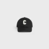 Initial Baseball Cap in Cotton