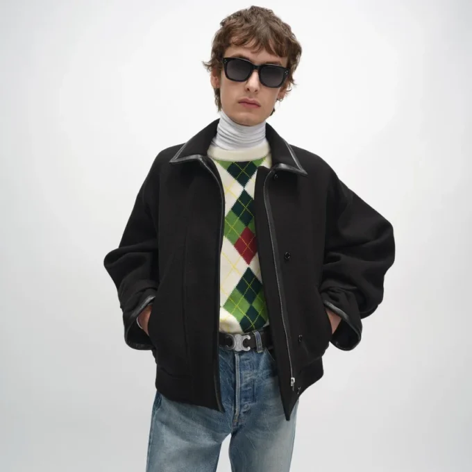 Jacket in Double-Face Wool Felt Jacket in Double-Face Wool Felt