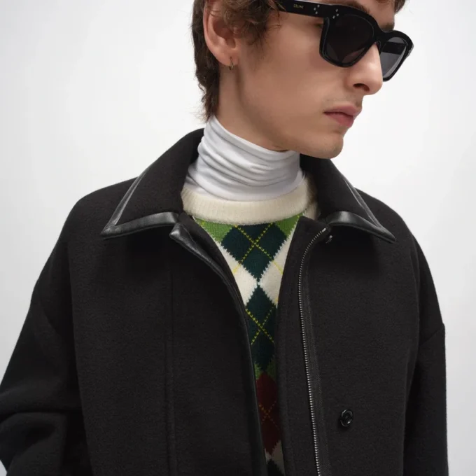 Jacket in Double-Face Wool Felt Jacket in Double-Face Wool Felt