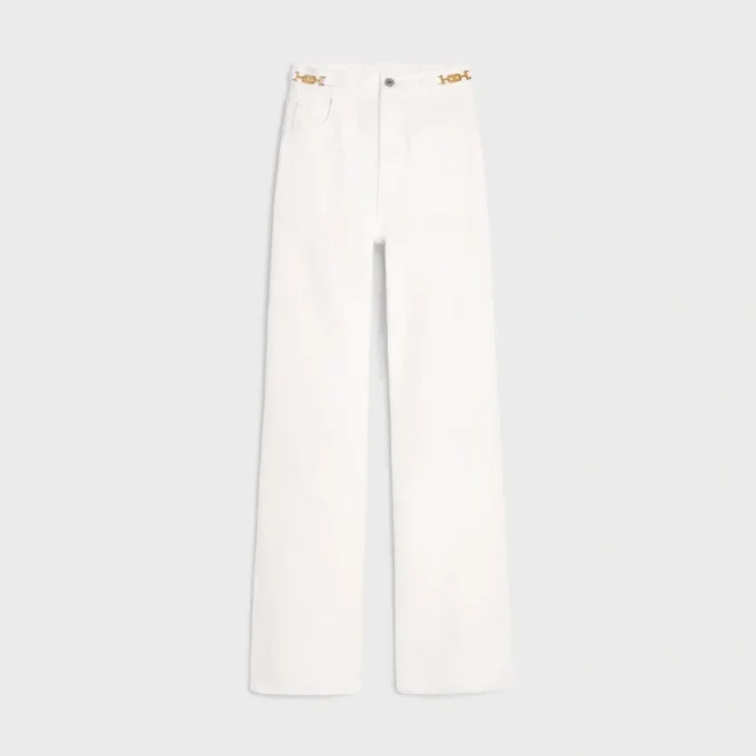 Jane Flared Jeans in Optic White Wash Denim Jane Flared Jeans in Optic White Wash Denim