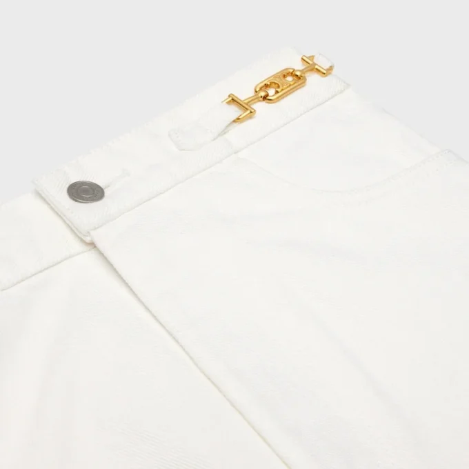 Jane Flared Jeans in Optic White Wash Denim Jane Flared Jeans in Optic White Wash Denim