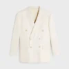 Jude Jacket in Lightweight Striped Wool Jude Jacket in Lightweight Striped Wool