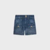 Kitty Shorts in Dark Union Wash Denim Kitty Shorts in Dark Union Wash Denim
