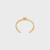 Knot Double Cuff in Brass with Gold Finish
