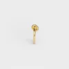 Knot Ring in Brass with Gold Finish