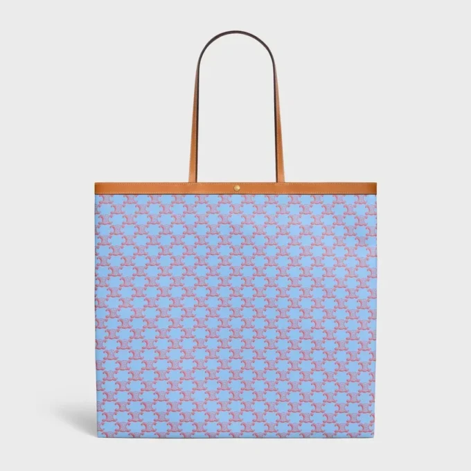 Large Flat Shopper in Triomphe Canvas Large Flat Shopper in Triomphe Canvas