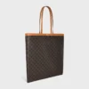 Large Flat Shopper in Triomphe Canvas Large Flat Shopper in Triomphe Canvas