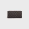 Large Zipped Wallet in Triomphe Canvas Large Zipped Wallet in Triomphe Canvas
