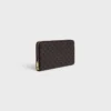 Large Zipped Wallet in Triomphe Canvas Large Zipped Wallet in Triomphe Canvas