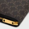Large Zipped Wallet in Triomphe Canvas Large Zipped Wallet in Triomphe Canvas