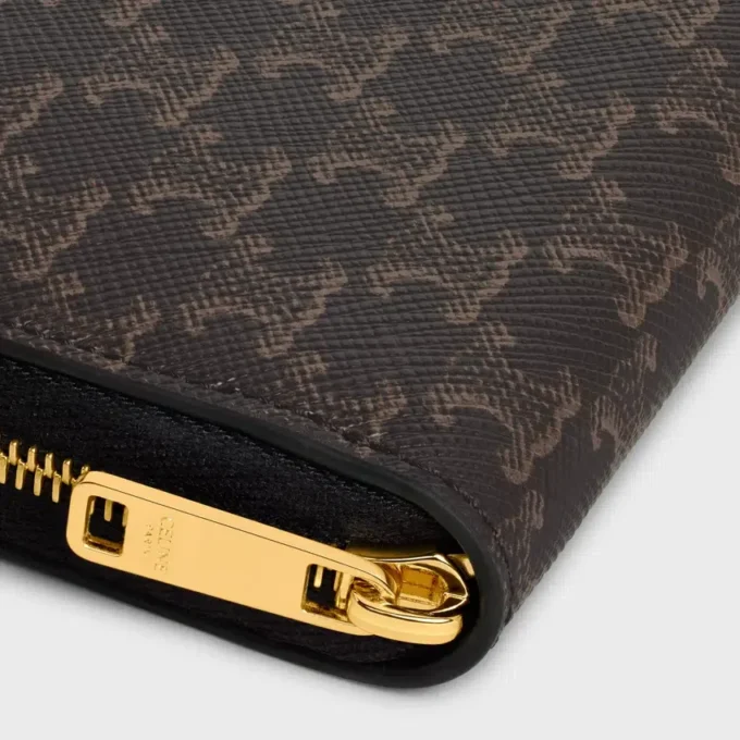 Large Zipped Wallet in Triomphe Canvas Large Zipped Wallet in Triomphe Canvas
