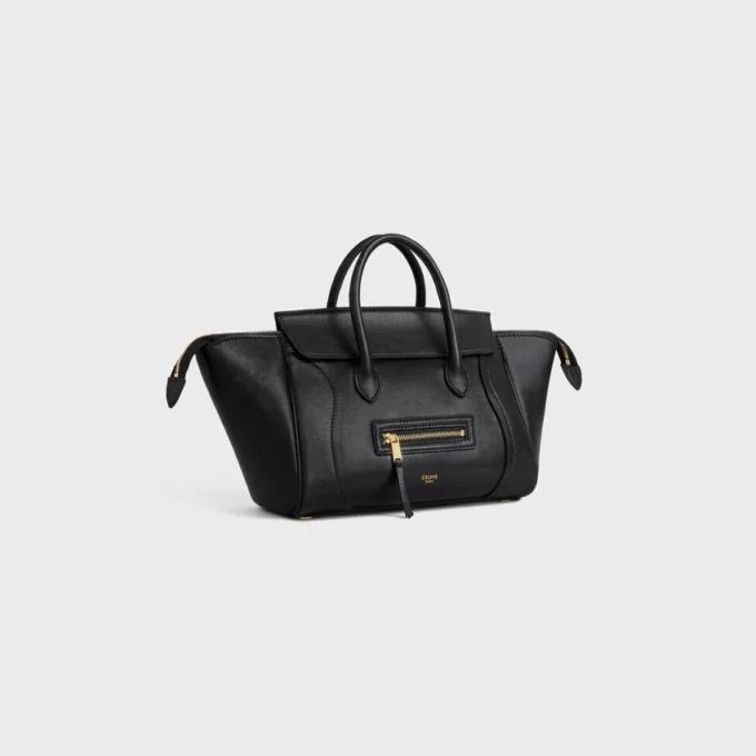 Little Luggage in Supple Shiny Lambskin
