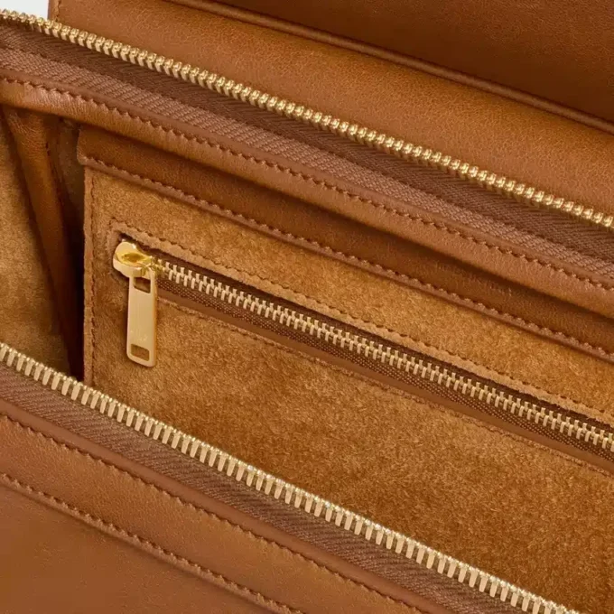 Little Luggage in Supple Shiny Lambskin