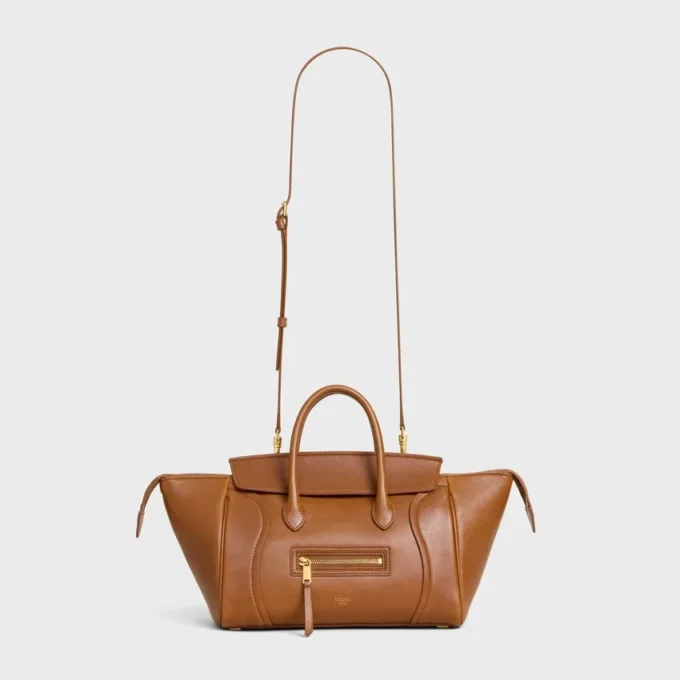 Little Luggage in Supple Shiny Lambskin