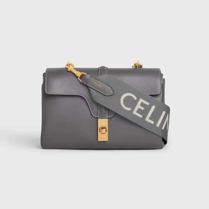 Long Strap in Wool with Celine Jacquard Long Strap in Wool with Celine Jacquard
