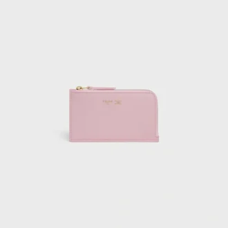 Long Zipped Card Holder in Supple Grained Calfskin Long Zipped Card Holder in Supple Grained Calfskin