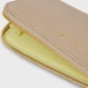 Long Zipped Card Holder in Supple Grained Calfskin Long Zipped Card Holder in Supple Grained Calfskin