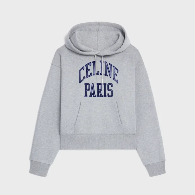 Loose Hoodie in Cotton Fleece