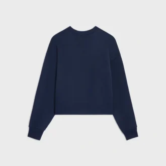 Loose Sweatshirt in Cotton Fleece Loose Sweatshirt in Cotton Fleece