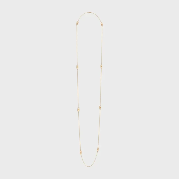 Maillon Triomphe Sautoir in Yellow Gold and Diamonds