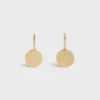 Medaille Celine Earrings in Yellow Gold and Diamonds Medaille Celine Earrings in Yellow Gold and Diamonds