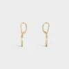 Medaille Celine Earrings in Yellow Gold and Diamonds Medaille Celine Earrings in Yellow Gold and Diamonds