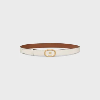Medium 25Mm Reversible Celine Alix Belt  in Taurillon