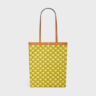 Medium Flat Shopper in Triomphe Canvas Medium Flat Shopper in Triomphe Canvas