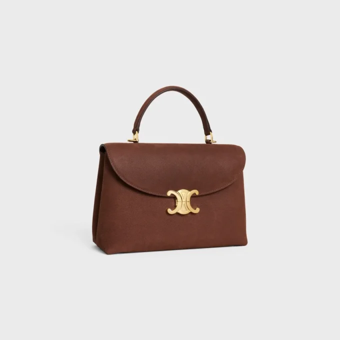 Medium Nino Bag in Grained Nubuck Calfskin Medium Nino Bag in Grained Nubuck Calfskin