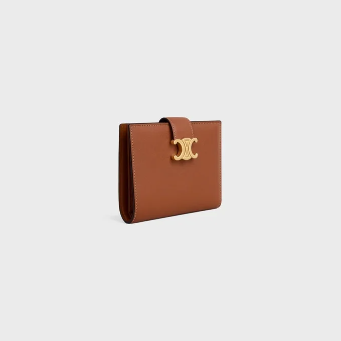 Medium Strap Wallet Nino in Supple Grained Calfskin Medium Strap Wallet Nino in Supple Grained Calfskin