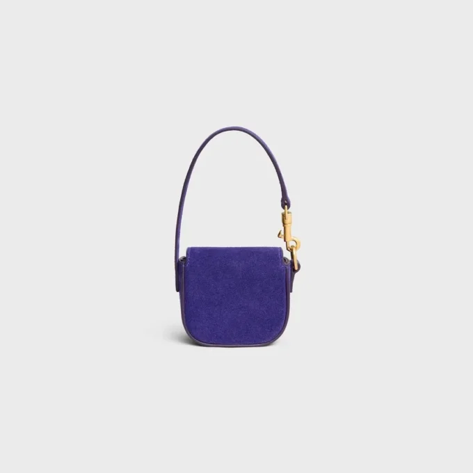 Micro Claude in Suede Calfskin Micro Claude in Suede Calfskin