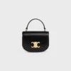 Mini Besace Clea in Shiny Calfskin Mini Besace Clea in Shiny Calfskin