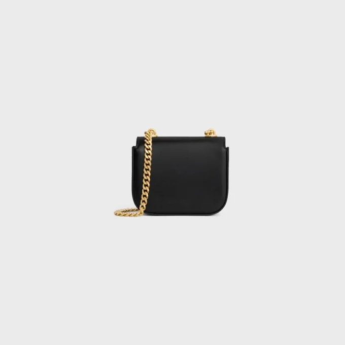 Mini Chain Claude in Shiny Calfskin Mini Chain Claude in Shiny Calfskin