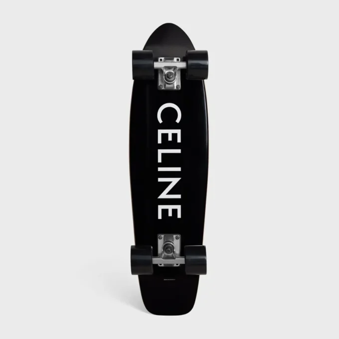 Mini Cruiser in Wood with Celine Print Mini Cruiser in Wood with Celine Print