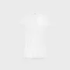 Mini Dress with Embroidered Trims in Cotton Batiste Mini Dress with Embroidered Trims in Cotton Batiste