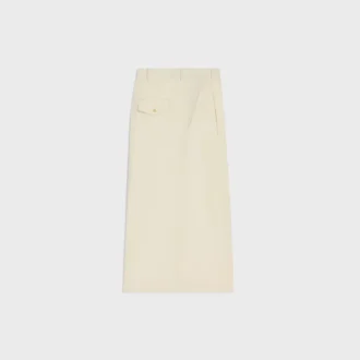 Montauk Cropped Trousers in Diagonal Wool Montauk Cropped Trousers in Diagonal Wool
