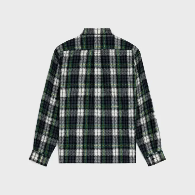 Overshirt in Tartan Cashmere Overshirt in Tartan Cashmere