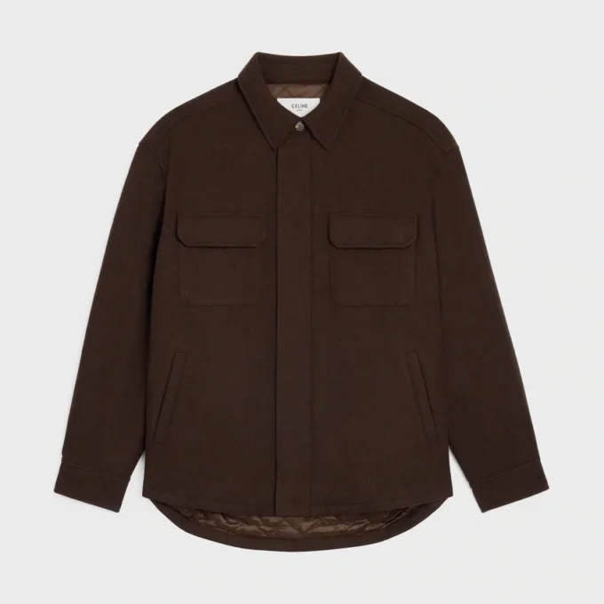 Overshirt in Wool Flannel Overshirt in Wool Flannel