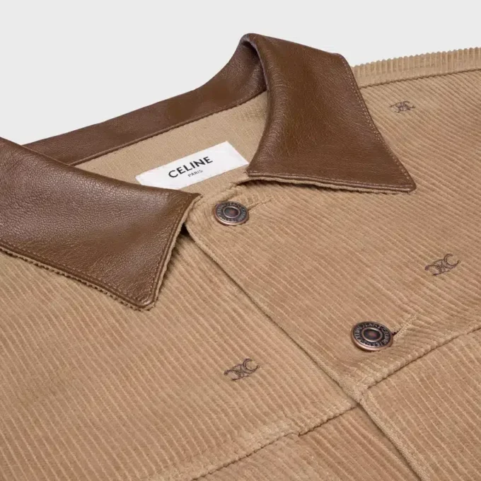 Oversized Trucker Jacket in Corduroy