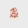 Pleated Skirt in Crepe De Chine
