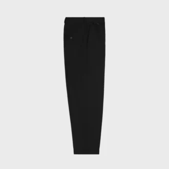 pleated trousers in wool gabardine 2 330x330 - Pleated Trousers in Wool Gabardine