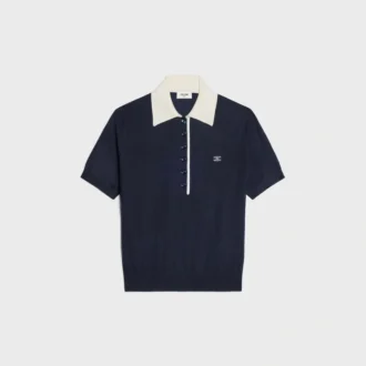 Polo Sweater in Fine Cashmere Silk Polo Sweater in Fine Cashmere Silk