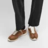 Racer Sneaker in Nylon, Suede Calfskin and Calfskin