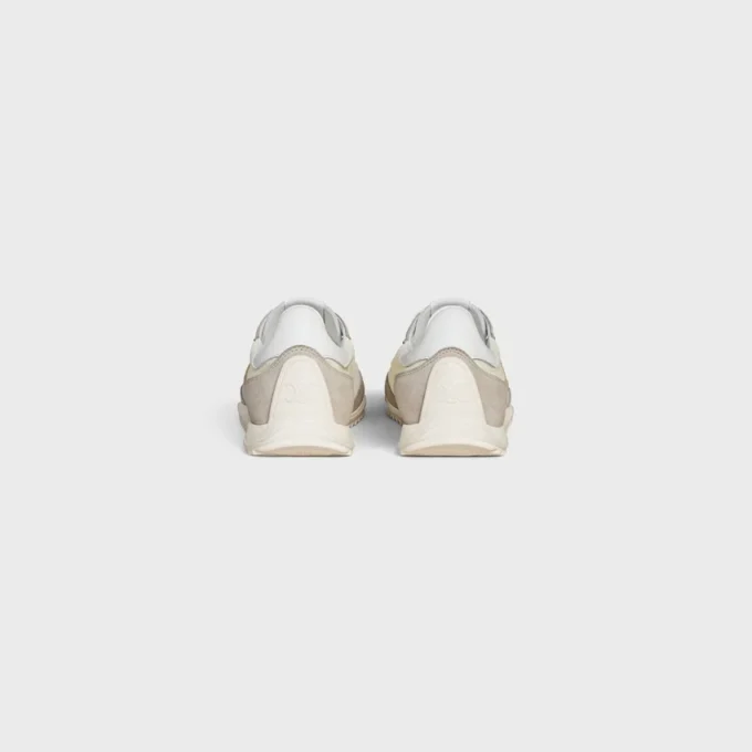 Racer Sneaker in Nylon, Suede Calfskin and Calfskin