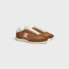 Racer Sneaker in Nylon, Suede Calfskin and Calfskin