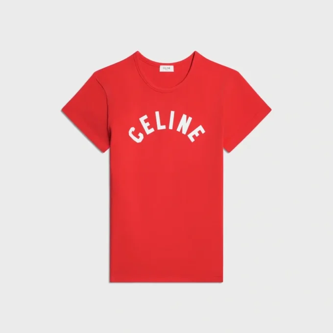 Regular T-Shirt in Ribbed Cotton Jersey Regular T-Shirt in Ribbed Cotton Jersey