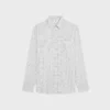 Relaxed Shirt in Checked Cotton Twill
