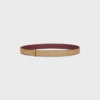Reversible Strap 25Mm in Smooth and Grained Calfskin Reversible Strap 25Mm in Smooth and Grained Calfskin
