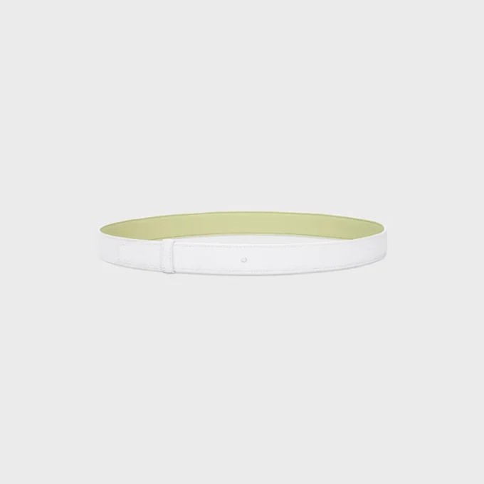 Reversible Strap 25Mm in Smooth and Grained Calfskin Reversible Strap 25Mm in Smooth and Grained Calfskin